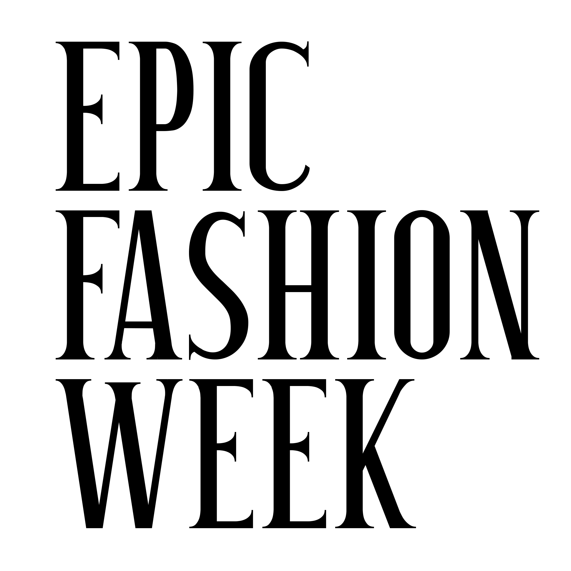 Epic Fashion Week official Logo